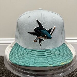 Just Don x Mitchell & Ness NHL San Hose Sharks Grey Hat